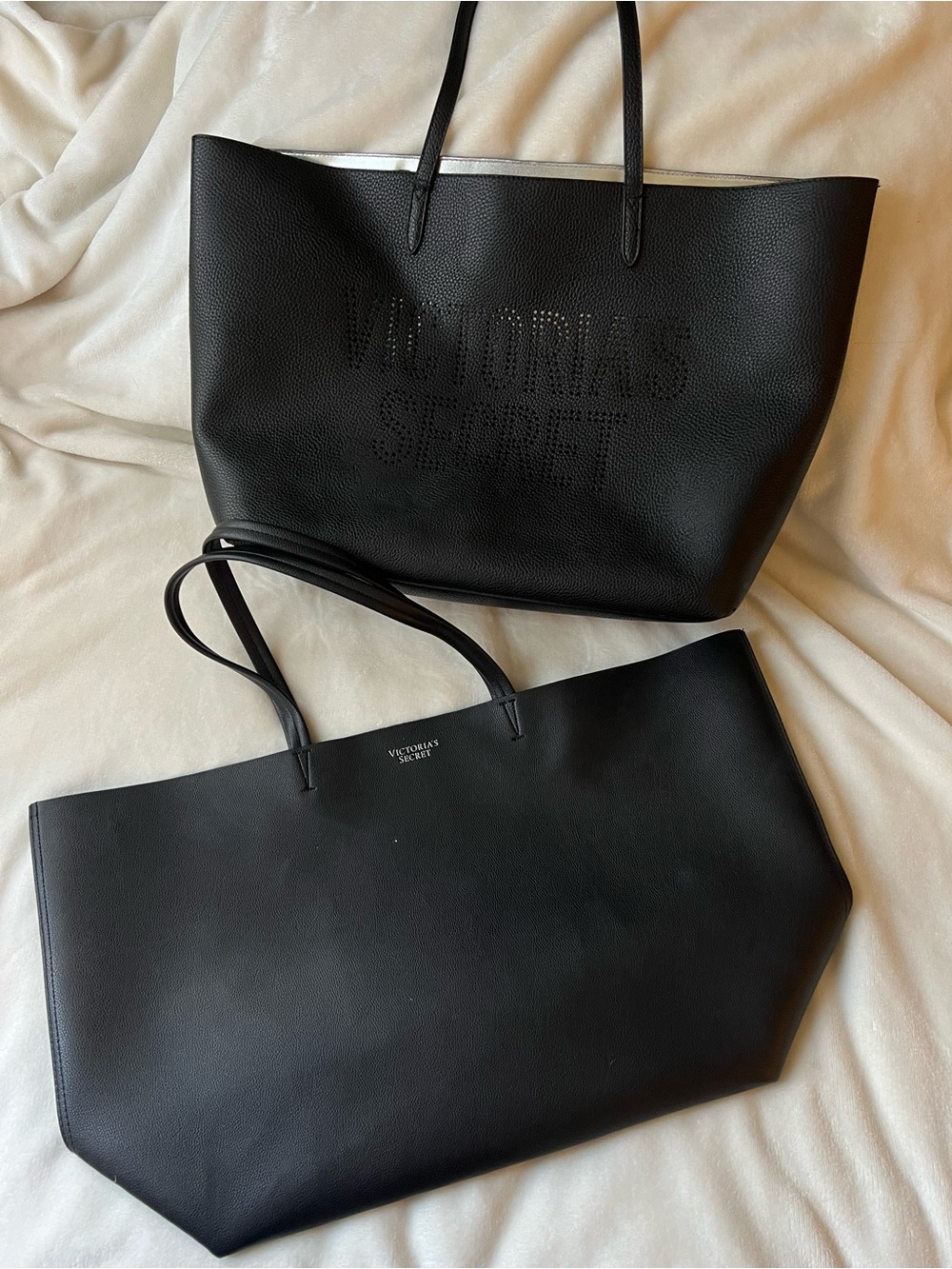 Set of 2 Victoria’s Secret Tote Bags